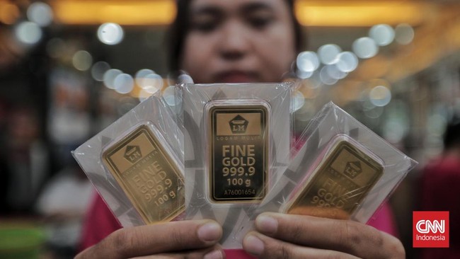 Emas Antam Anjlok Rp40 Ribu, Buyback Ikut Terkoreksi Signifikan pada Jumat (27/3)