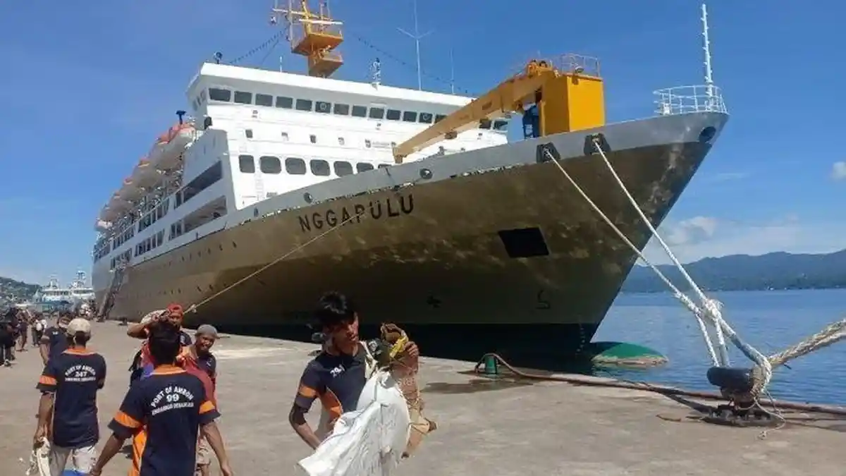 PT Pelni Umumkan Jadwal KM Nggapulu Rute Bitung-Ambon: Berangkat 16 Februari 2026