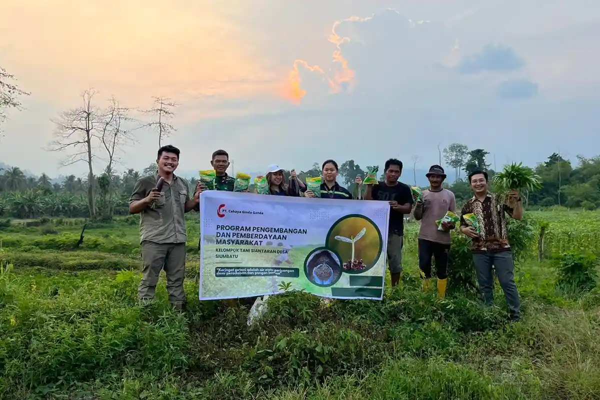 Sinergi PT CGG dan Babinsa Dorong Peningkatan Hasil Pertanian di Siantaran