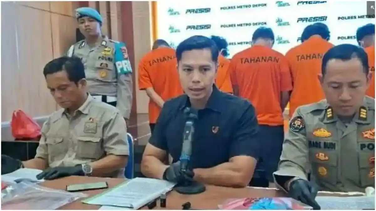Enam Tersangka Pengeroyokan Dua Pemuda di Depok Ditangkap, Oknum TNI AL Jadi Pelaku Utama