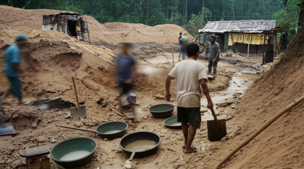 Kericuhan di Tambang Emas Tobongon Boltim Memicu Ketegangan, Warga Lokal Protes Influx Penambang Luar