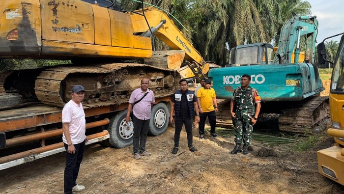 Polres Kampar Berhasil Bongkar Tambang Ilegal di Desa Pancuran Gading, 3 Pelaku Diamankan
