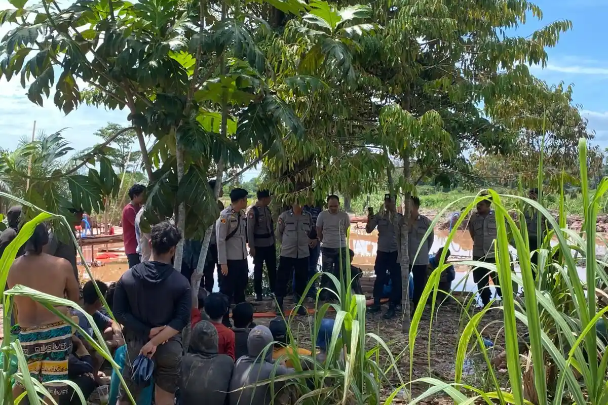 Polisi Gerak Cepat di Air Mawar: Penambang Ilegal Diminta Bubar dan Ganti Rugi Kebun Warga